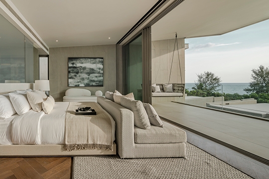 Breathtaking views from the bedroom